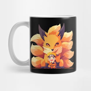 kurama and naruto Mug